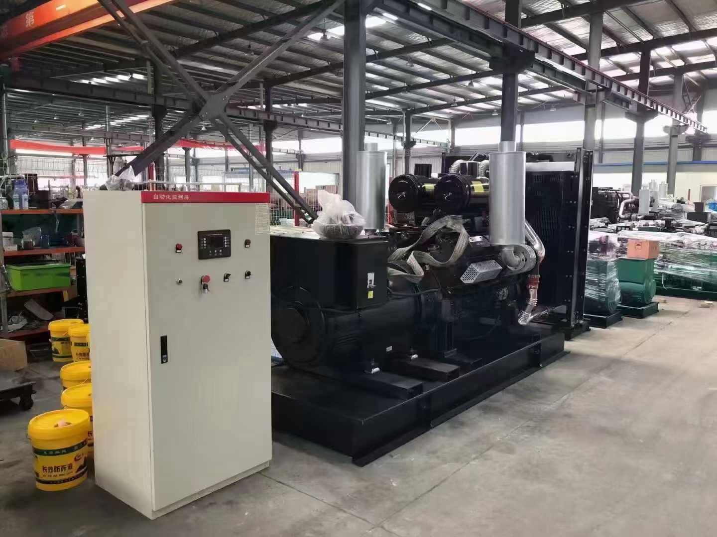 贵港柴油发电机组负载测试时，若出现异常运行状态应如何处理？